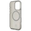 Mercedes MEHMP16L23HUOSK iPhone 16 Pro   6.3 czarny/black hardcase Silver Ring MagSafe