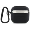 Mercedes MEA4CSLBK AirPods 4 cover       czarny/black Leather Metal Logo