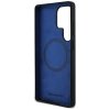 Etui Mercedes Silicone Contrasted Curves MagSafe do Samsung Galaxy S25 Ultra czarny
