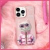 Nimmy etui iPhone 15 Pro 6.1            różowy/pink Cool&Cute 2.0 Cat