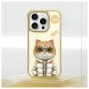 Nimmy etui iPhone 15 Pro 6.1 khaki Cool&Cute 2.0 Cat