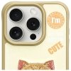 Nimmy etui iPhone 15 Pro 6.1 khaki Cool&Cute 2.0 Cat