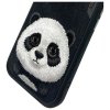 Nimmy etui iPhone 15 6.1 czarny/black   Big Eyed Pet 2.0 Panda