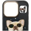 Etui Nimmy Glasses Cool Dog MagSafe do   iPhone 16 Pro Max czarny