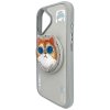 Etui Nimmy Glasses Cool Cat MagSafe do   iPhone 16 szary