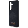 Etui Red Bull Leather Meshed Debossed    Bull MagSafe do Samsung Galaxy S25 granatowy