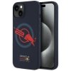 Etui Red Bull HC Silicone ORBR20 Logo    Red Lining do iPhone 15 MagSafe granatowy