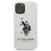 US Polo USHCP12MSLHRWH iPhone 12/12 Pro6,1 biały/white Silicone Collection