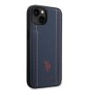 US Polo USHCP14SPFAV iPhone 14 / 15 / 13 6,1 granatowy/navy blue Leather Stitch