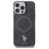 US Polo USHMP16LHOCLDPK iPhone 16 Pro 6.3 czarny/black IML Ring MagSafe