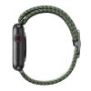 UNIQ pasek Aspen Apple Watch 44/42/45 mm Series 1/2/3/4/5/6/7/8/9/SE/SE2 Braided zielony/cypress green