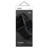 UNIQ pasek Straden Apple Watch Series    1/2/3/4/5/6/7/8/9/10/SE/SE2/Ultra/Ultra 2 42/44/45/49mm. Leather Hybrid Strap czarny/bl