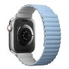 UNIQ pasek Revix Apple Watch Series1/2/3/4/5/6/7/8/9/SE/SE2/Ultra/Ultra 2 42/44/45/49mm. Reversible Magnetic biały-niebieski/whi