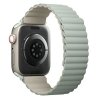 UNIQ pasek Revix Apple Watch Series 1/2/3/4/5/6/7/8/9/SE/SE2/Ultra/Ultra 2 42/44/45/49mm. Reversible Magnetic szałwia-beżowy/sag
