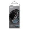 UNIQ pasek Linus Apple Watch Series1/2/3/4/5/6/7/8/9/SE/SE2/Ultra/Ultra 2 42/44/45/49mm. Airosoft Silicone czarny/midnight black