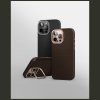 Etui UNIQ Keva Max do iPhone 16 Pro      Magclick Charging Camera Stand brązowy