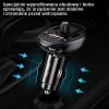 USAMS Zestaw głośnomówiący C21z transmiterem FM, Bluetooth 5.0, MP3, 2xUSB 3,4A czarny/black CC115GC01 (US-CC115)