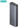 USAMS Powerbank PB59 30000mAh 65W2xQC3.0+PD Fast Charge czarny/black CMXLOGTC01 (US-CD165) + kabel USB-C-USB-C