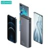 USAMS Powerbank PB59 30000mAh 65W2xQC3.0+PD Fast Charge czarny/black CMXLOGTC01 (US-CD165) + kabel USB-C-USB-C
