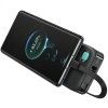USAMS Powerbank ze zwijanym kablem USB-CRetractable 10000 mAh PD 20W Fast Charge XY Series fioletowy/purple 10KCD22403 (US-CD224