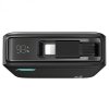 USAMS Powerbank ze zwijanym kablemRetractable Lightning 10000 mAh PD 20W Fast Charge XY Series fioletowy/purple 10KCD22503 (US-C