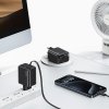 USAMS Ład. siec. 1xUSB-C ze zwijanymkablem USB-C Retractable PD+QC 20W Gan Fast Charging biały/white YC Series CC233TC02 (US-CC2