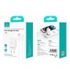 USAMS Ład. siec. 18W + kabel Lightning/USB-A Fast Charging biały/white series SC SCXLTZ03