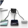 Ładowarka sieciowa USAMS Travel Adapter  CC308 USB-C + USB-A 17W 4w1 US/AU/EU/UK czarny