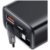 Ładowarka sieciowa USAMS Xiang Series    CC296 30W 1xUSB-C 1xUSB-A + kabel USB-C czarny
