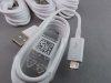 SAMSUNG EP-DG925UWE ORYGINALNY KABEL USB - MICRO USB FAST CHARGE dł.1,2m SAMSUNG GALAXY J3 J5 J7 2016 (biały)