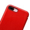 JISONCASE SKÓRZANE MAGNETYCZNE ETUI iPhone 7+ 8+ (5.5) - czerwony