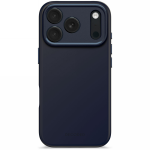 Decoded AntiMicrobial Silicone Backcover - silikonowa obudowa ochronna do iPhone 17 Pro kompatybilna z MagSafe (true navy)