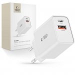 TECH-PROTECT NC30W 2-PORT ŁADOWARKA SIECIOWA  PD30W/QC3.0 WHITE