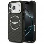 Etui Aston Martin HC Kevlar Counter      Design MagSafe do iPhone 17 Pro czarny