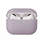 UNIQ etui Lino AirPods ProSilicone lawendowy/lilac lavender