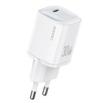 USAMS Ład. siec. CC251 30W GaN USB-CFast Charging HC Series biały/white CC251TC02