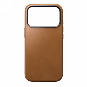 NOMAD Traditional Leather Case - skórzane etui do iPhone 17 Pro kompatybilne z MagSafe (english tan-c)