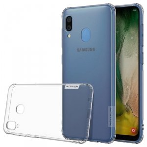Nillkin Nature żelowe etui pokrowiec ultra slim Samsung Galaxy A30 / A20 przezroczysty