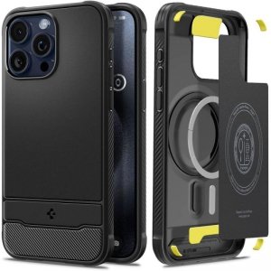 ETUI SPIGEN  RUGGED ARMOR MAG MAGSAFE IPHONE 15 PRO MAX MATTE BLACK