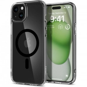 ETUI SPIGEN  ULTRA HYBRID MAG MAGSAFE IPHONE 15 BLACK