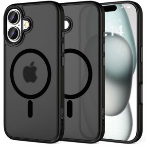 ETUI ETUI PLECKI CASE NAKŁADKA TECH-PROTECT   MAGMAT MAGSAFE IPHONE 16 MATTE BLACK