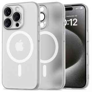 ETUI TECH-PROTECT  MAGSLIM MAGSAFE IPHONE 16 PRO MAX MATTE/WHITE