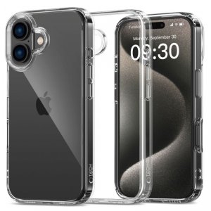 ETUI TECH-PROTECT  FLEXAIR HYBRID IPHONE 16 CLEAR