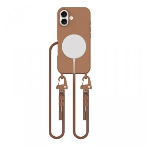 TECH-PROTECT MAGNECKLACE MAGSAFE IPHONE 16 CHOCOLATE BROWN