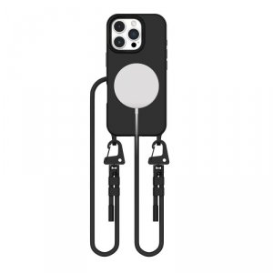 ETUI TECH-PROTECT  MAGNECKLACE MAGSAFE IPHONE 16 PRO MAX BLACK