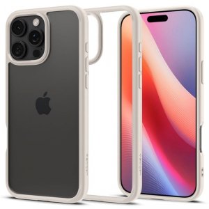 ETUI SPIGEN  ULTRA HYBRID IPHONE 16 PRO MAX NATURAL TITANIUM