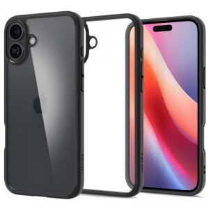 ETUI SPIGEN  ULTRA HYBRID IPHONE 16 MATTE BLACK