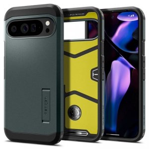ETUI SPIGEN  TOUGH ARMOR GOOGLE PIXEL 9 PRO XL ABYSS GREEN