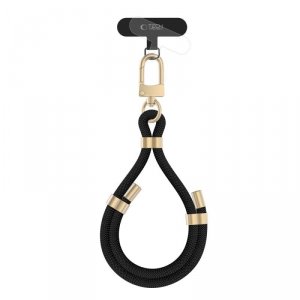 TECH-PROTECT C4S ROPE WRIST STRAP BLACK/GOLD