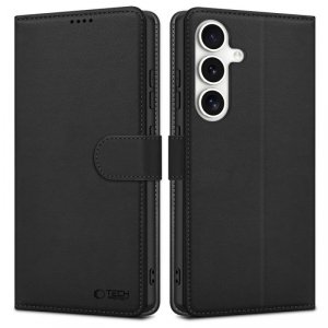 OTWIERANE KSIĄŻKOWE ETUI FUTERAŁ TECH-PROTECT  WALLET SAMSUNG GALAXY S25+ PLUS BLACK